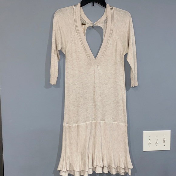 Free People 3/4 sleeve sweater dress - Picture 1 of 8